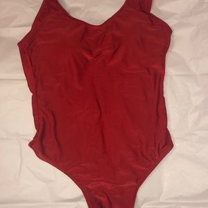 Zaful Red One piece Bikini